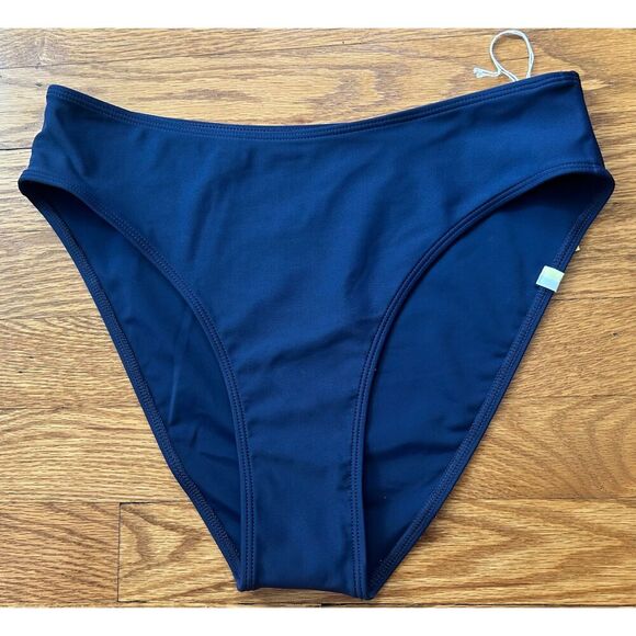 NWT Blue Summersalt The High Leg Mid Rise Bikini Bottom Size 6 - Picture 3 of 5